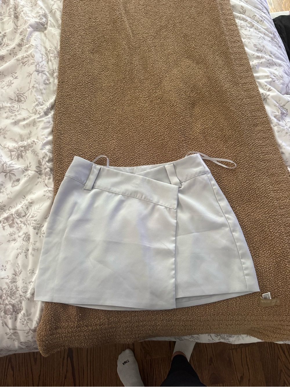 superdown Light Blue Wrap Skort